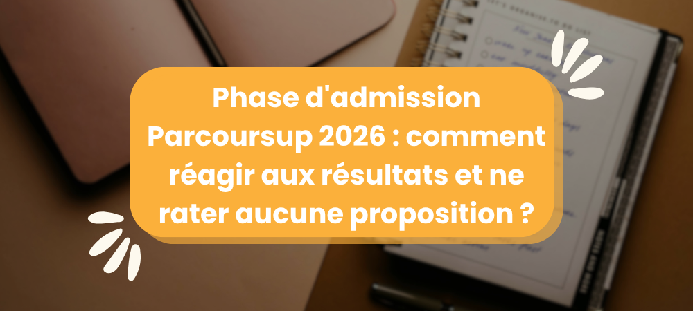 Lire la suite à propos de l’article Phase d&rsquo;admission Parcoursup 2026 : comment réagir aux résultats et ne rater aucune proposition ?